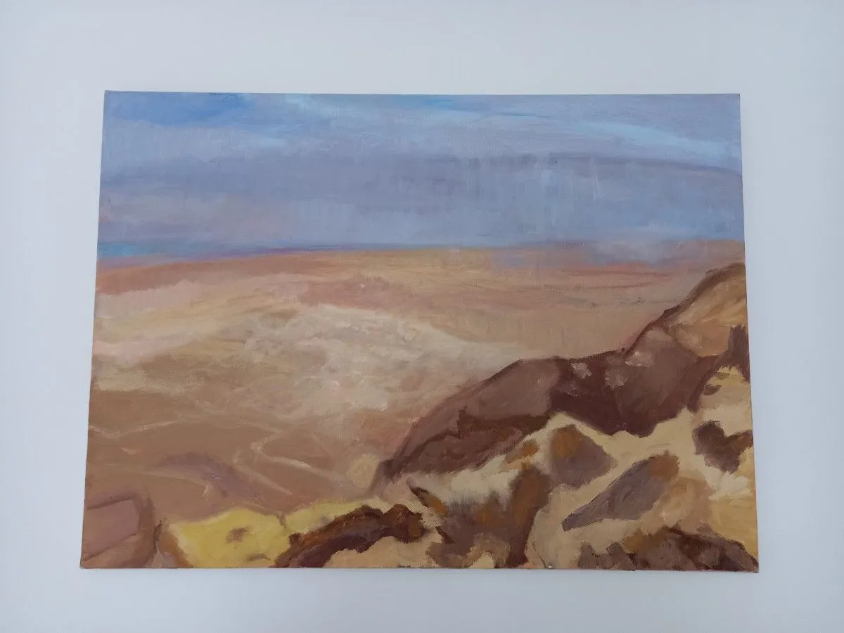 Vue de Metsada, œuvre de Yaell Shira