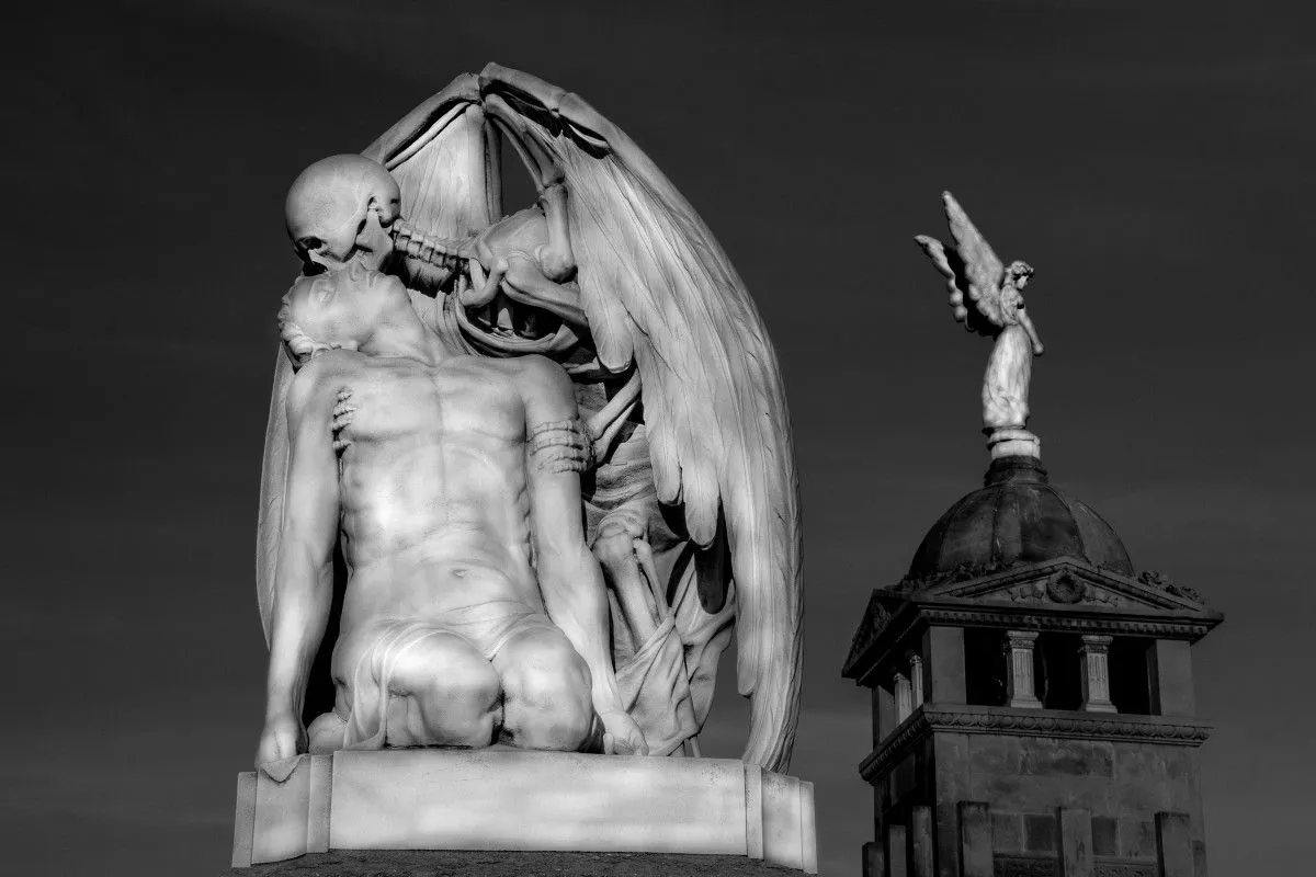 When An Angel Turns Its Back, artwork by Dancho Atanasov