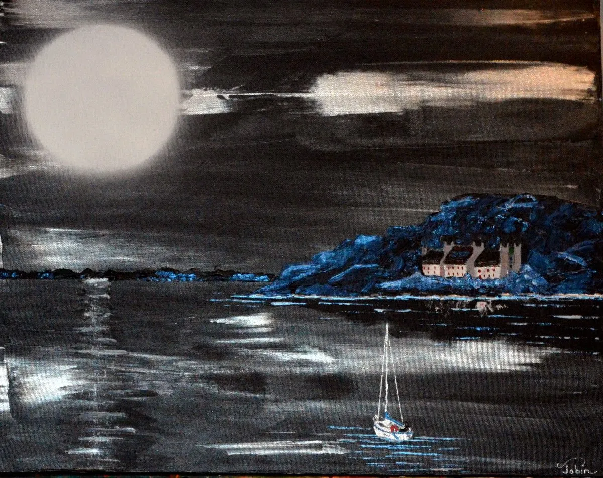 Une nuit sans voile, œuvre de Manon Jobin