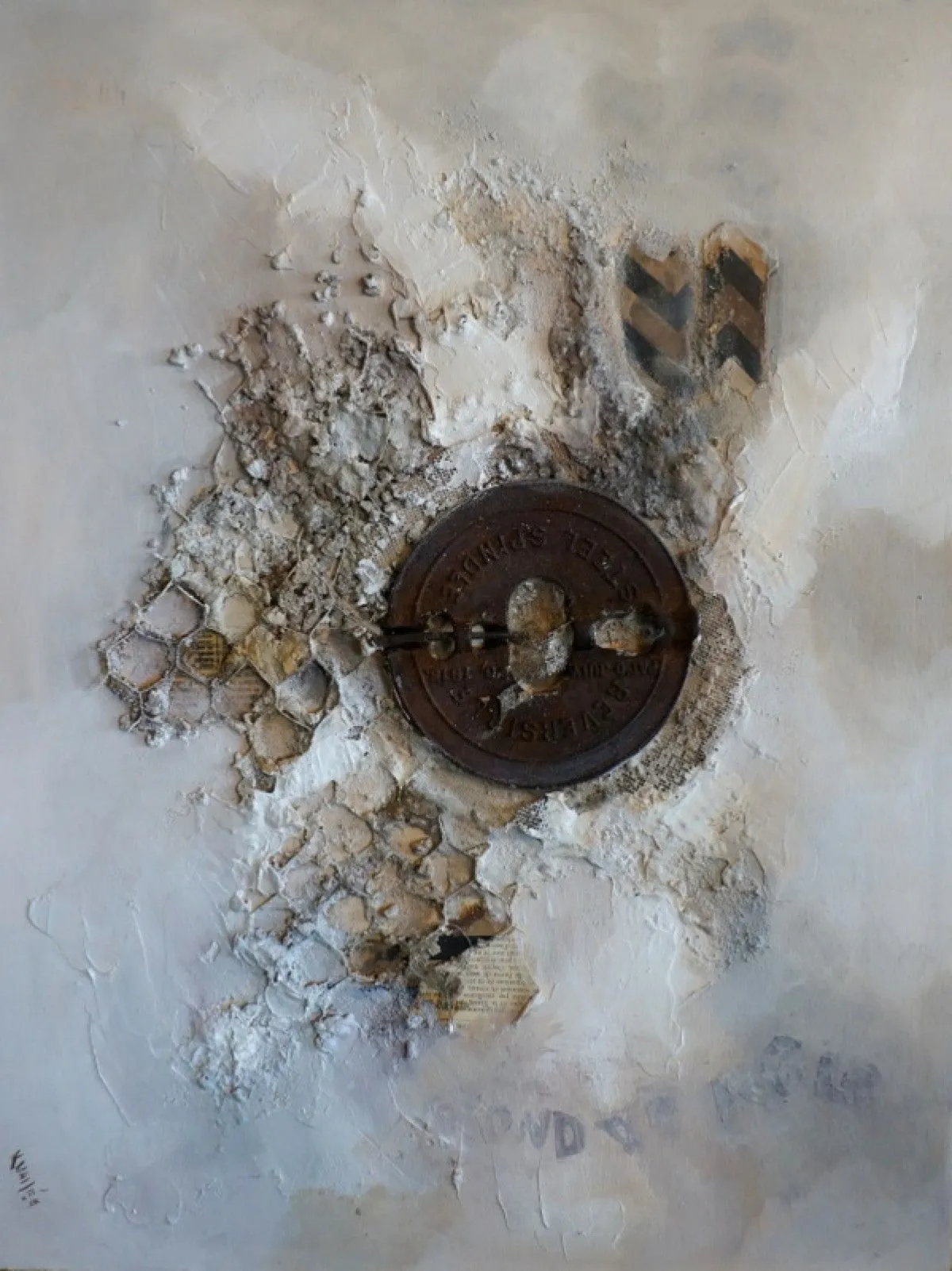 Rond de poêle, artwork by k vallee
