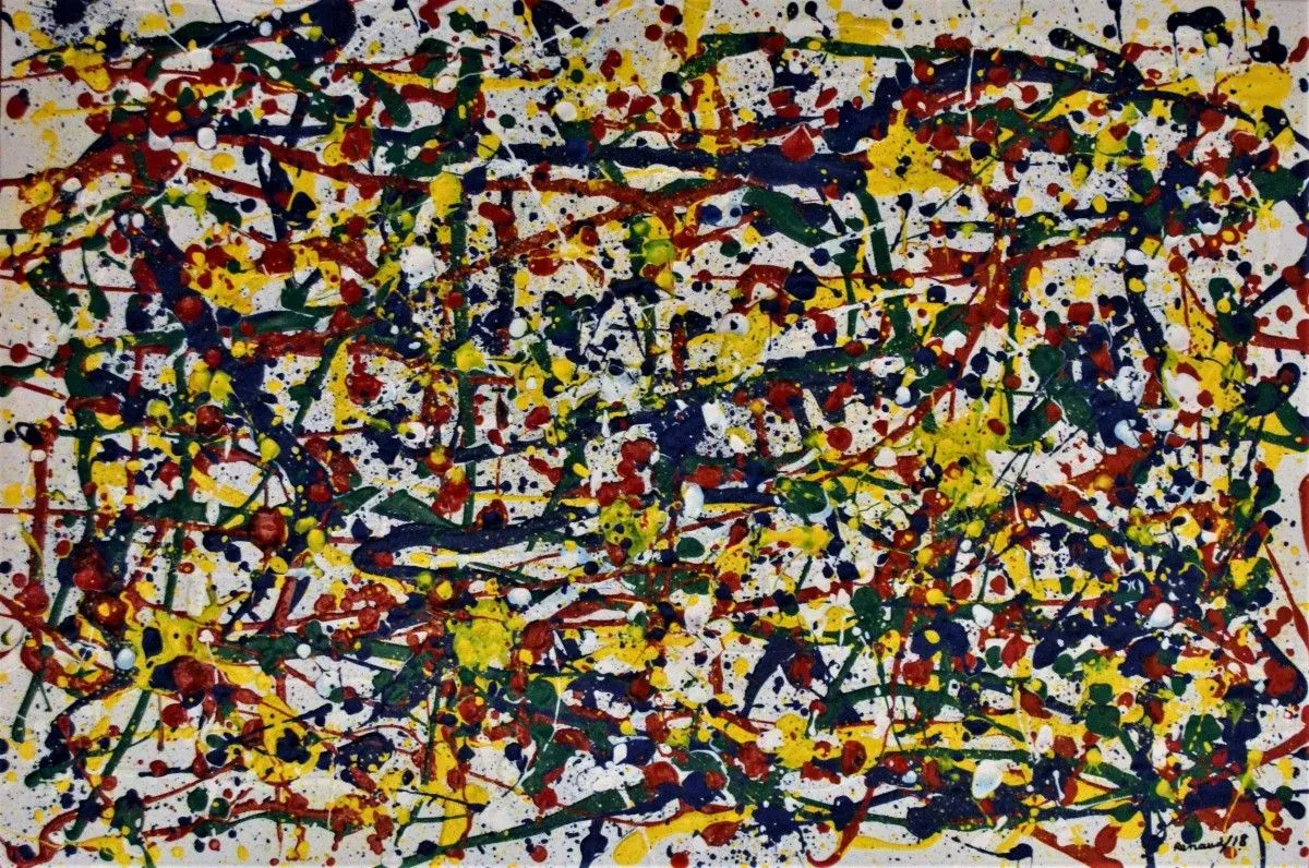 Composition 18-13, artwork by Marcel Renaud