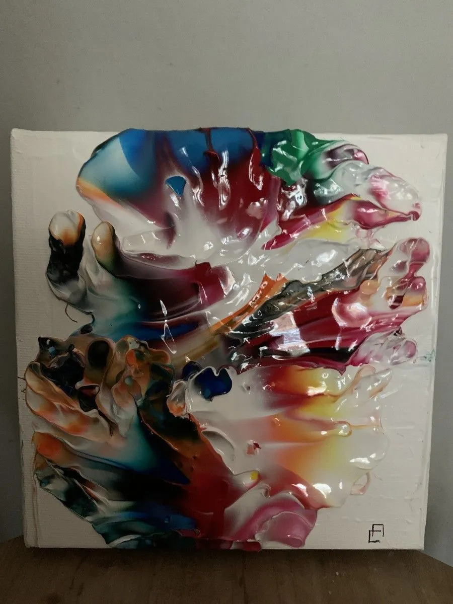 Color power, artwork by Anne Cellier
