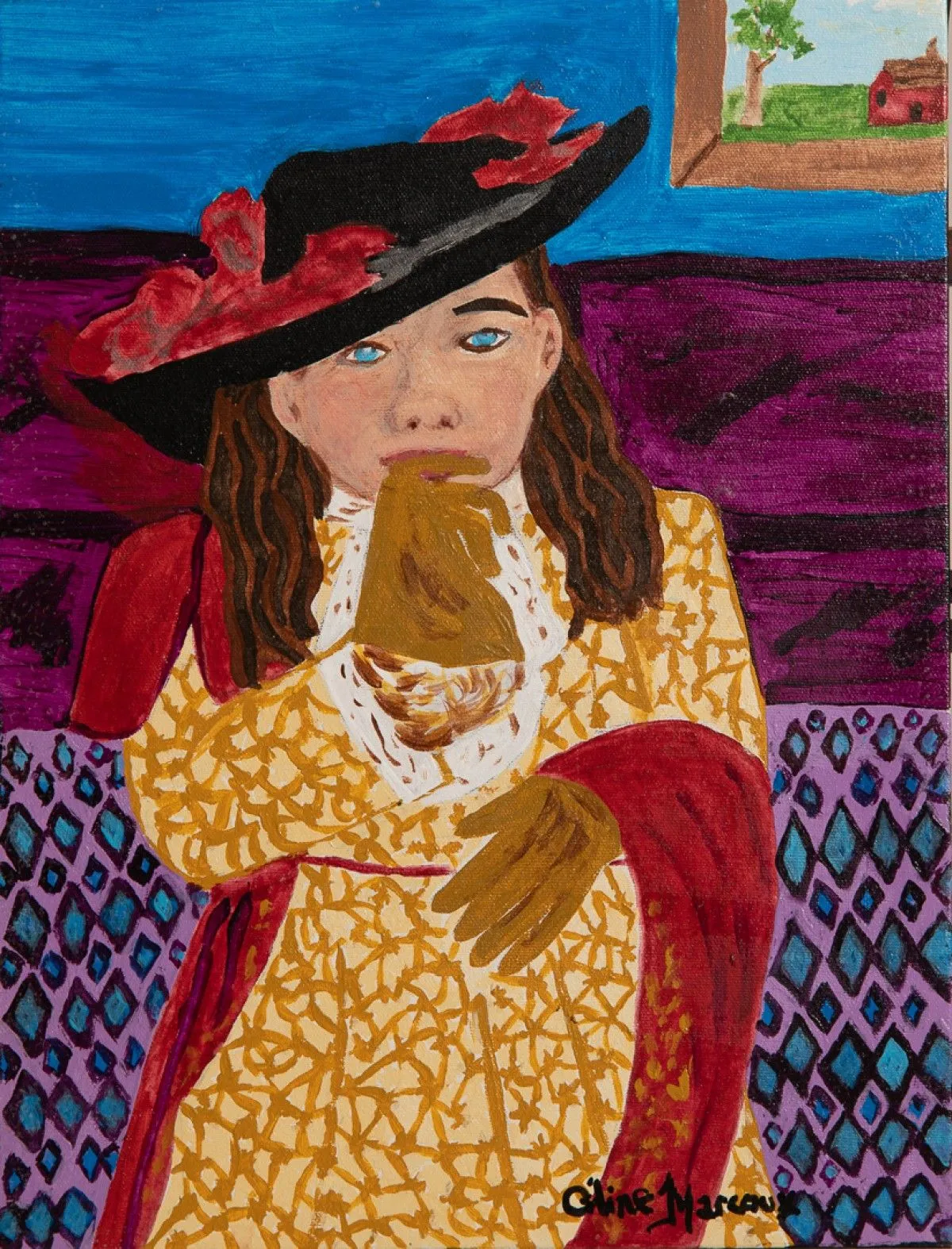 Louis X1V(Léonardo Di Caprio, œuvre de Céline Marcoux