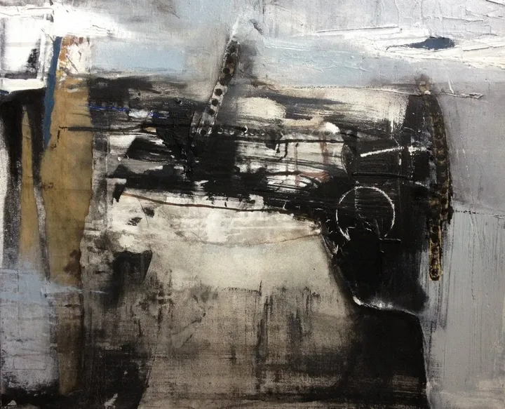 Dockside, artwork by Anne Cathala