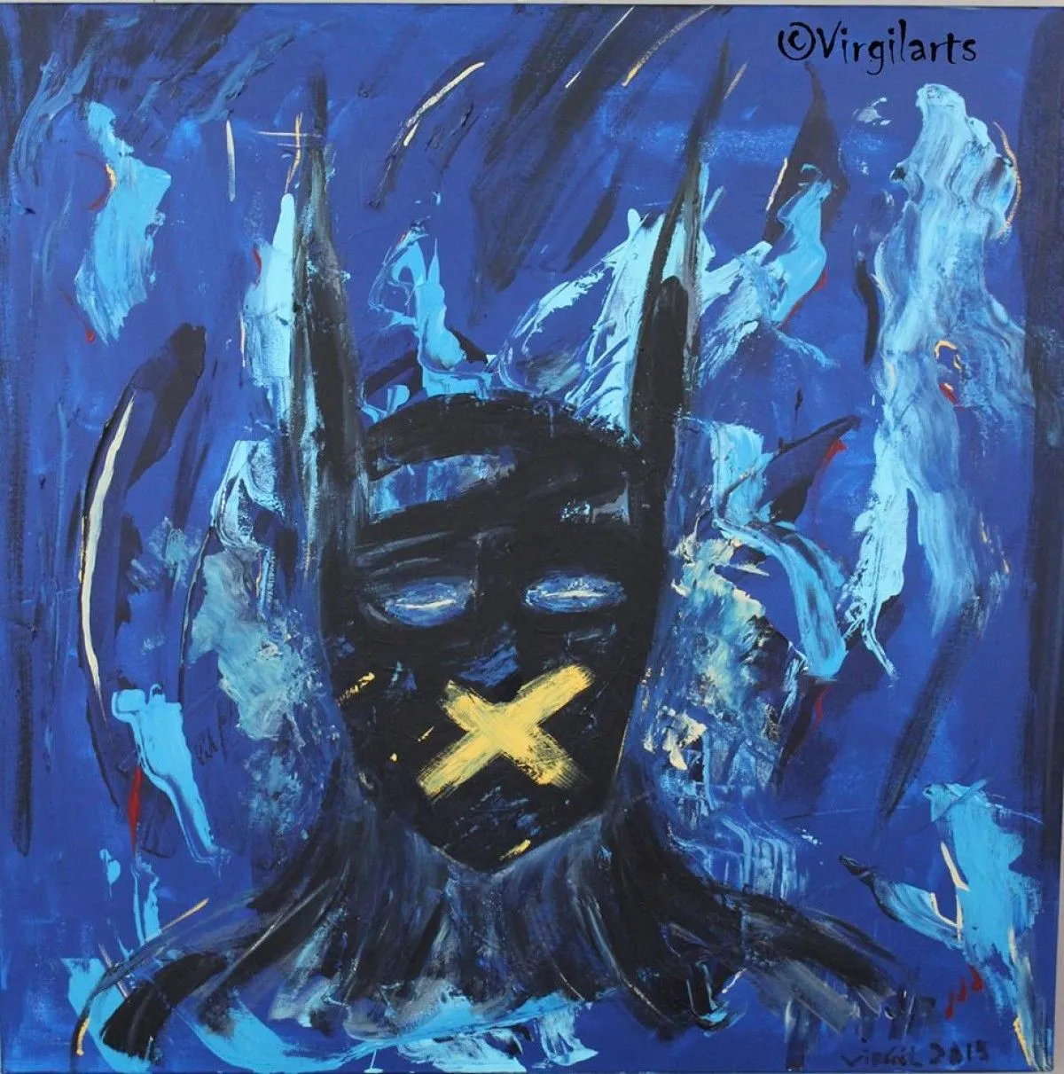 Batman, artwork by Virgil arts