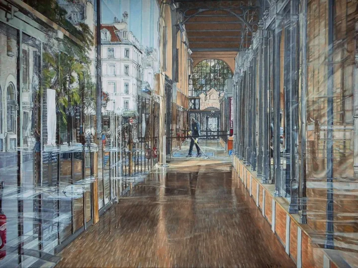 Carreau du Temple, Paris 3ème, œuvre de Bore Ivanoff
