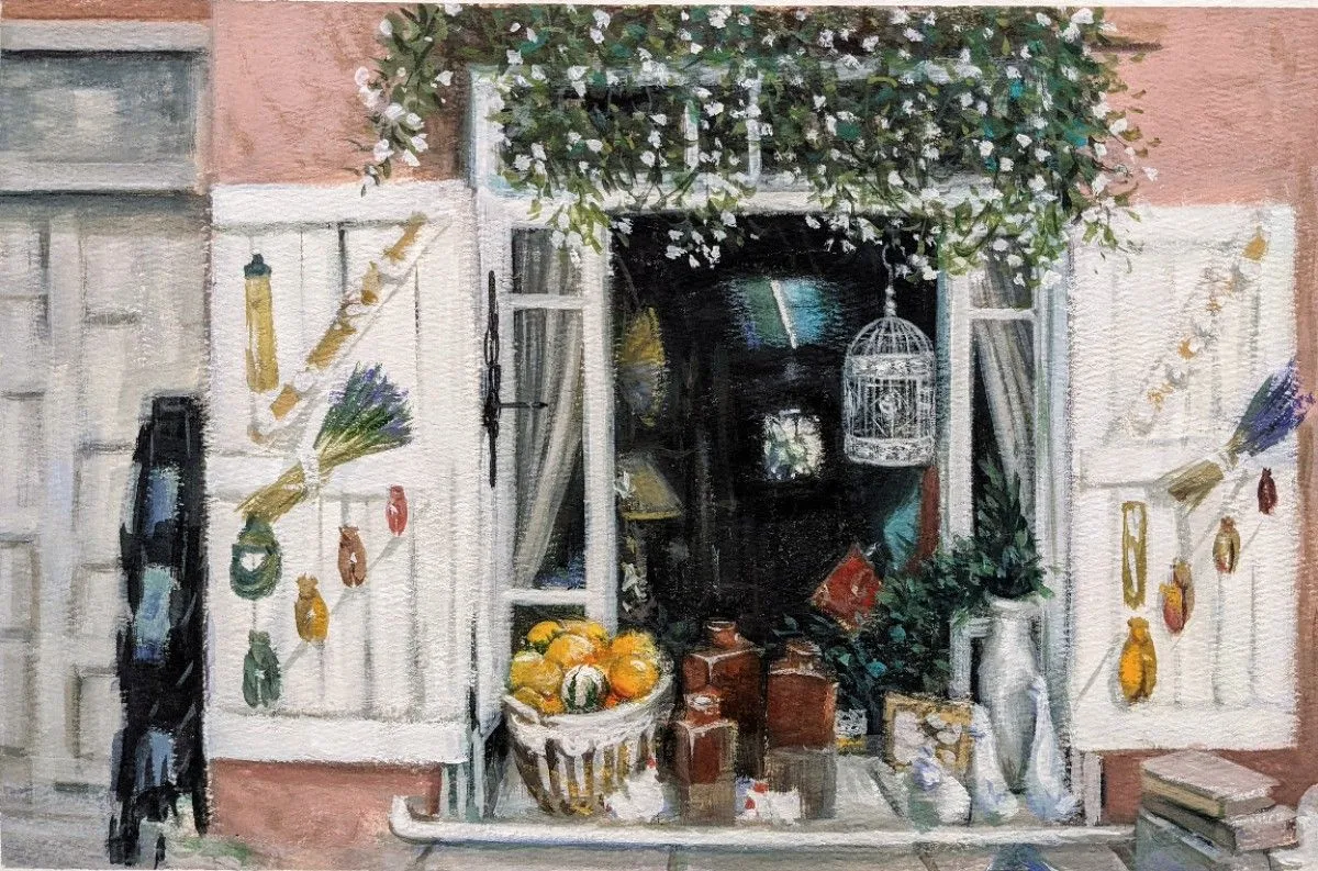 Mountain Town Shop, œuvre de Misure Nien
