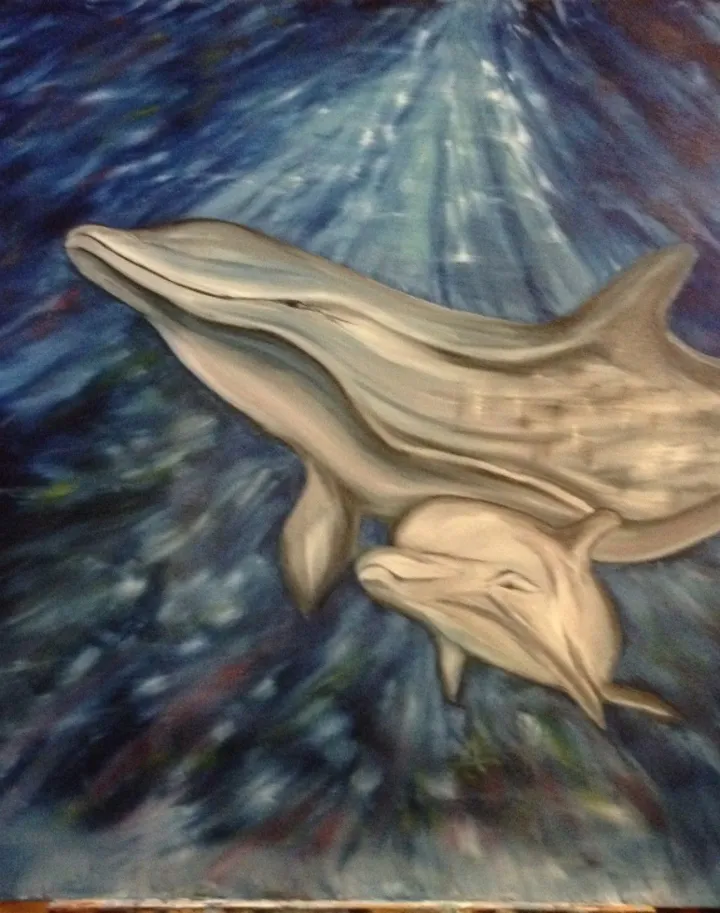 ballet des fond marin, artwork by Annie RAX Houle