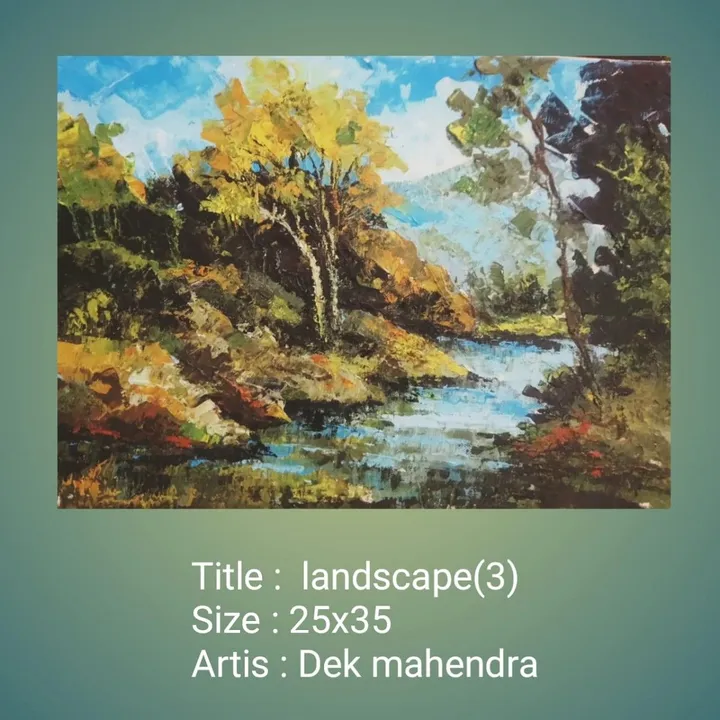 Landscape (3), œuvre de Dek Mahendra