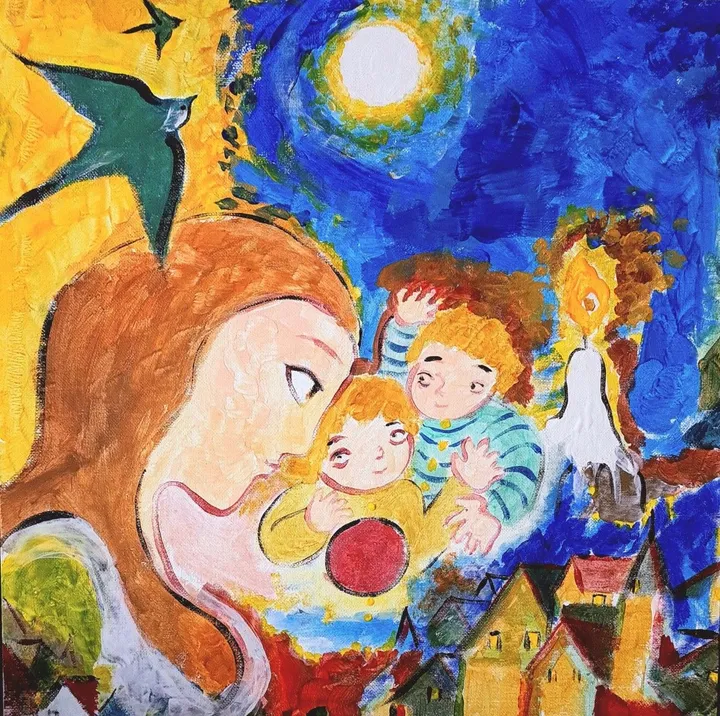 La mère, artwork by Yassine Ounis