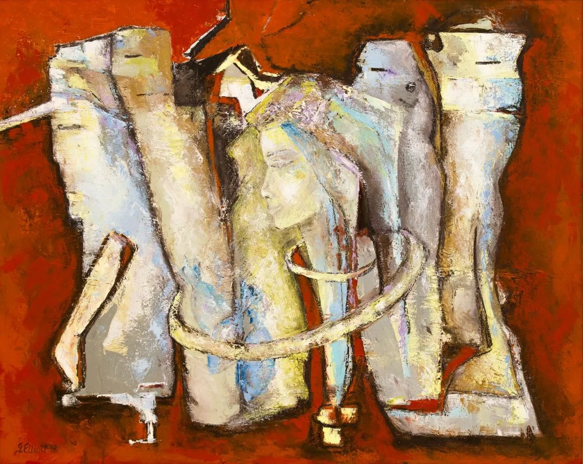 MASKS, artwork by Gordana Elliott