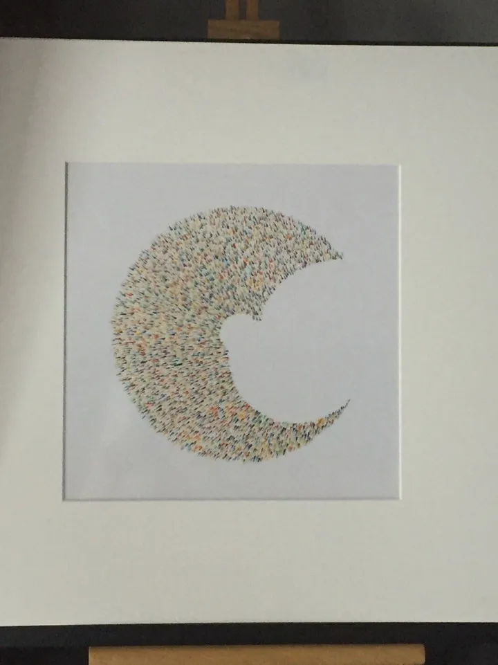 "Au clair de la lune", œuvre de Rita Vandenherrewegen