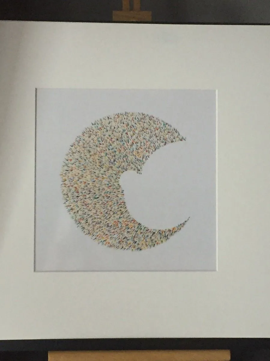 "Au clair de la lune", artwork by Rita Vandenherrewegen