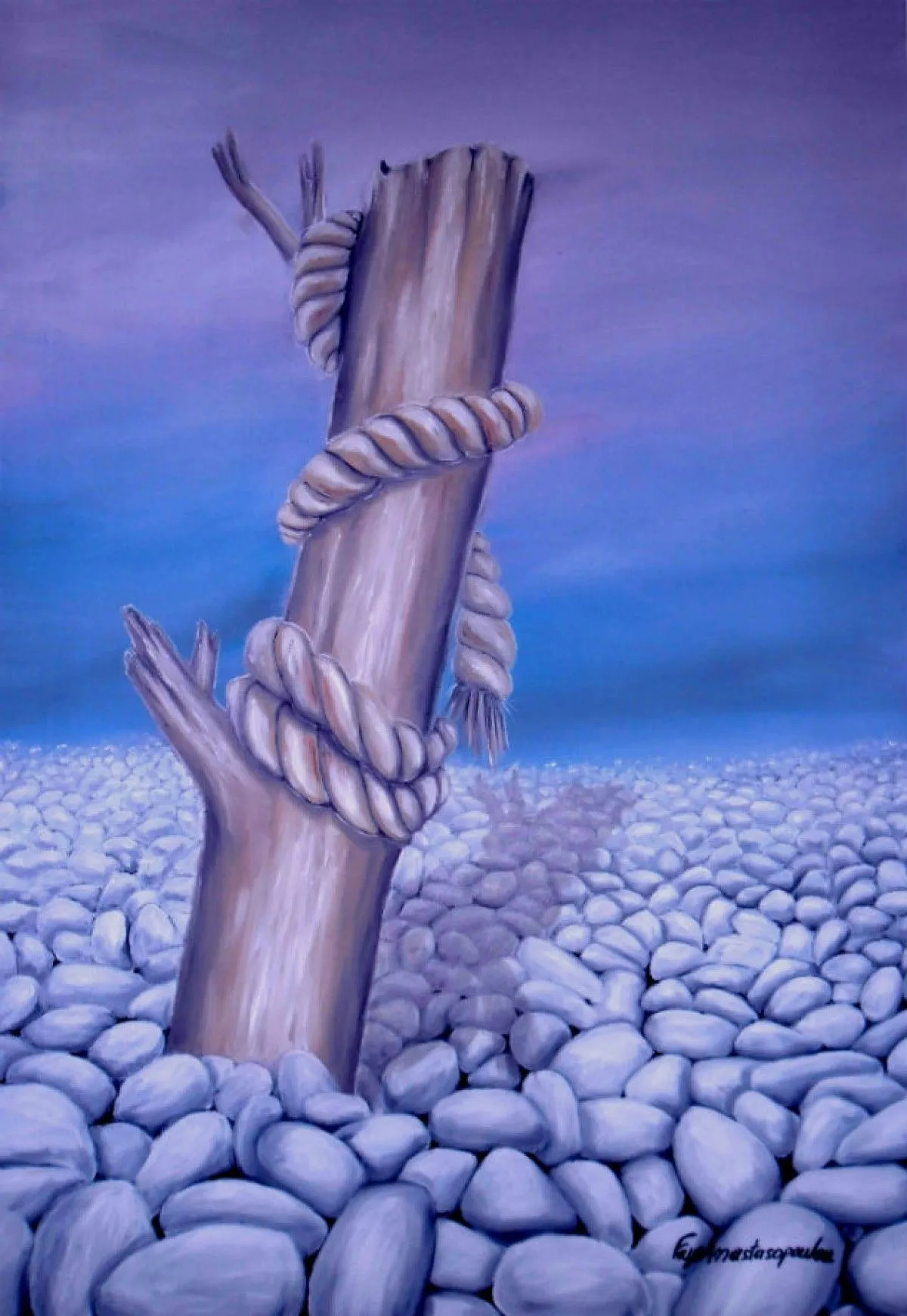 Endless Stillness, artwork by Faye Anastasopoulou