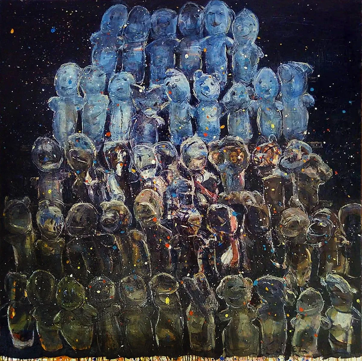 CORO DE MUÑECOS( Rendición de Breda.Velazquez), artwork by Jose Gomez
