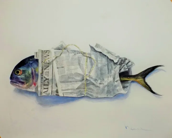 Fish stories, œuvre de Nina Kirova