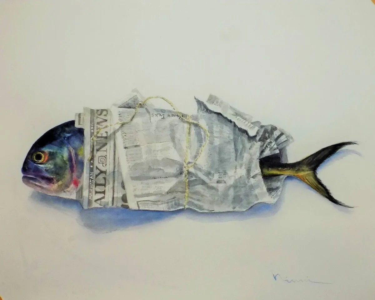 Fish stories, œuvre de Nina Kirova