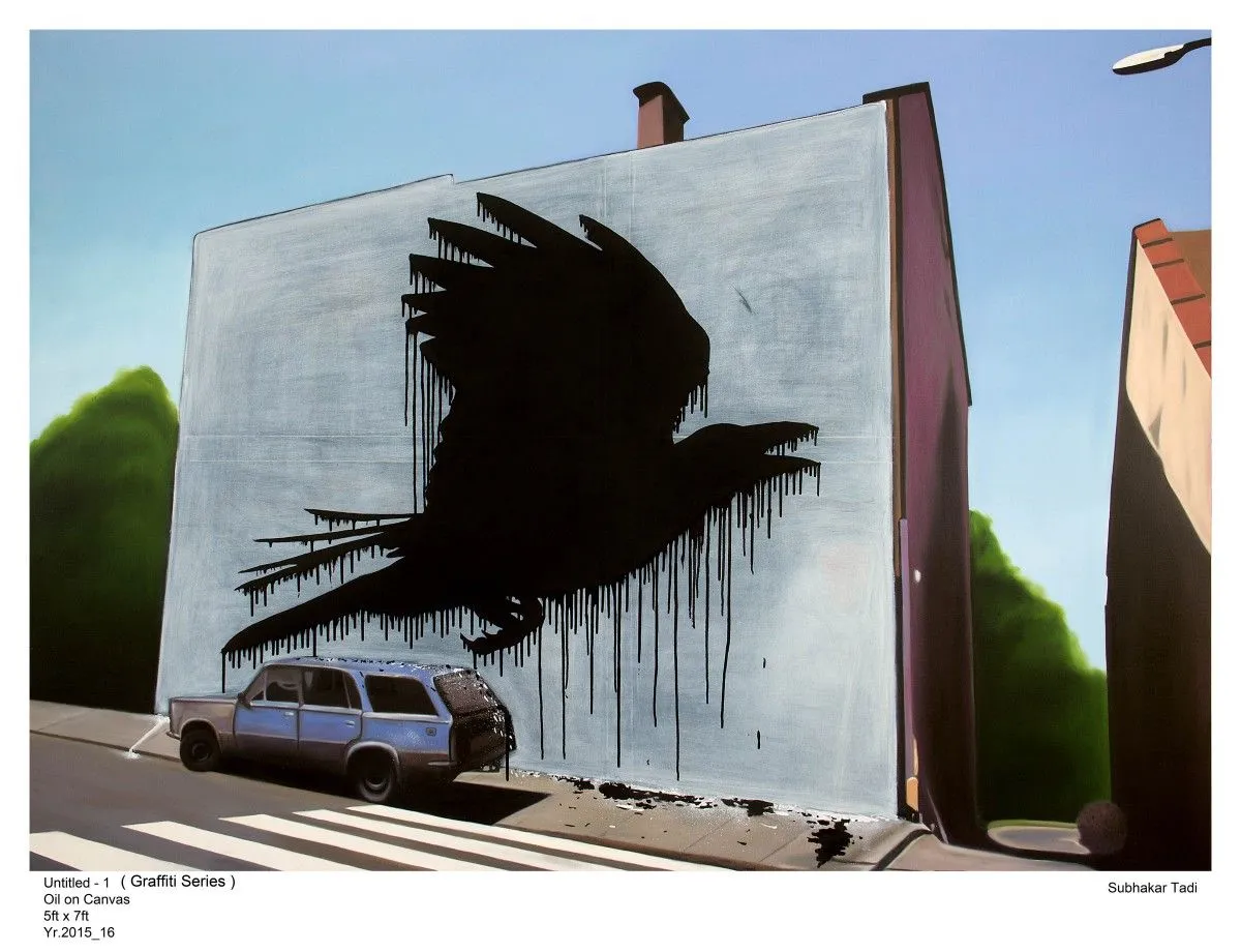 untitle-1 (Graffiti series), œuvre de subhakar tadi