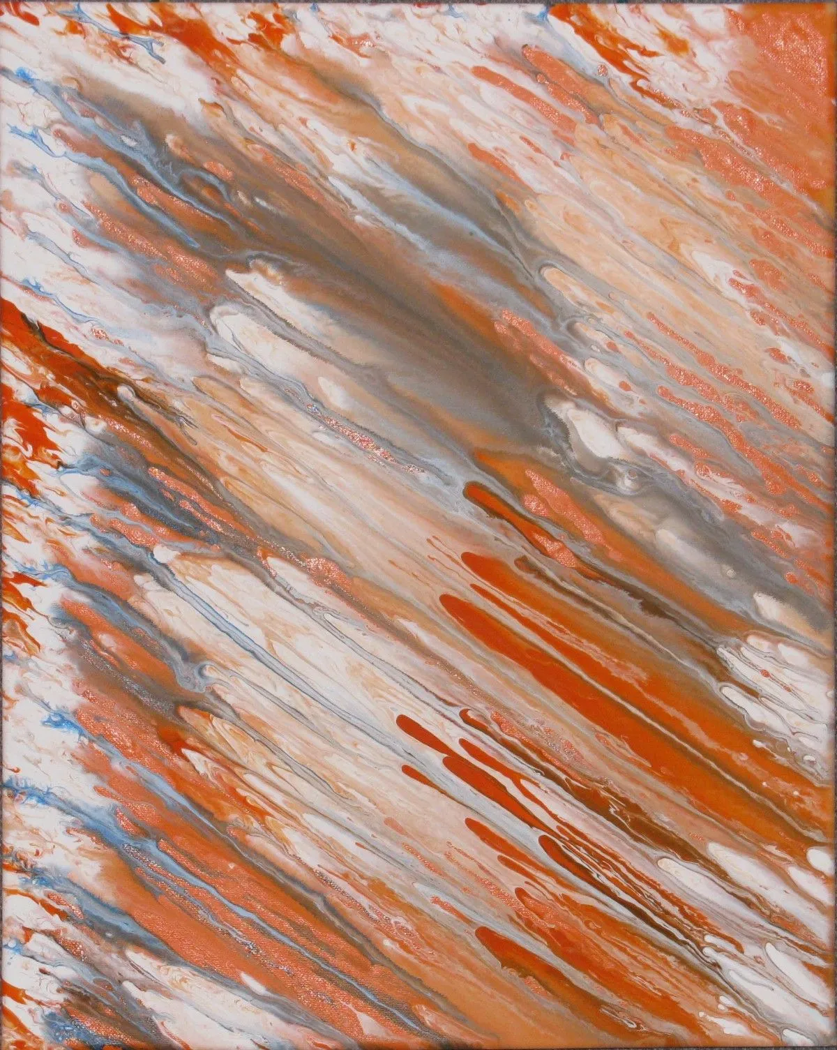 Orange cosmik, artwork by Sylvain Chartrand