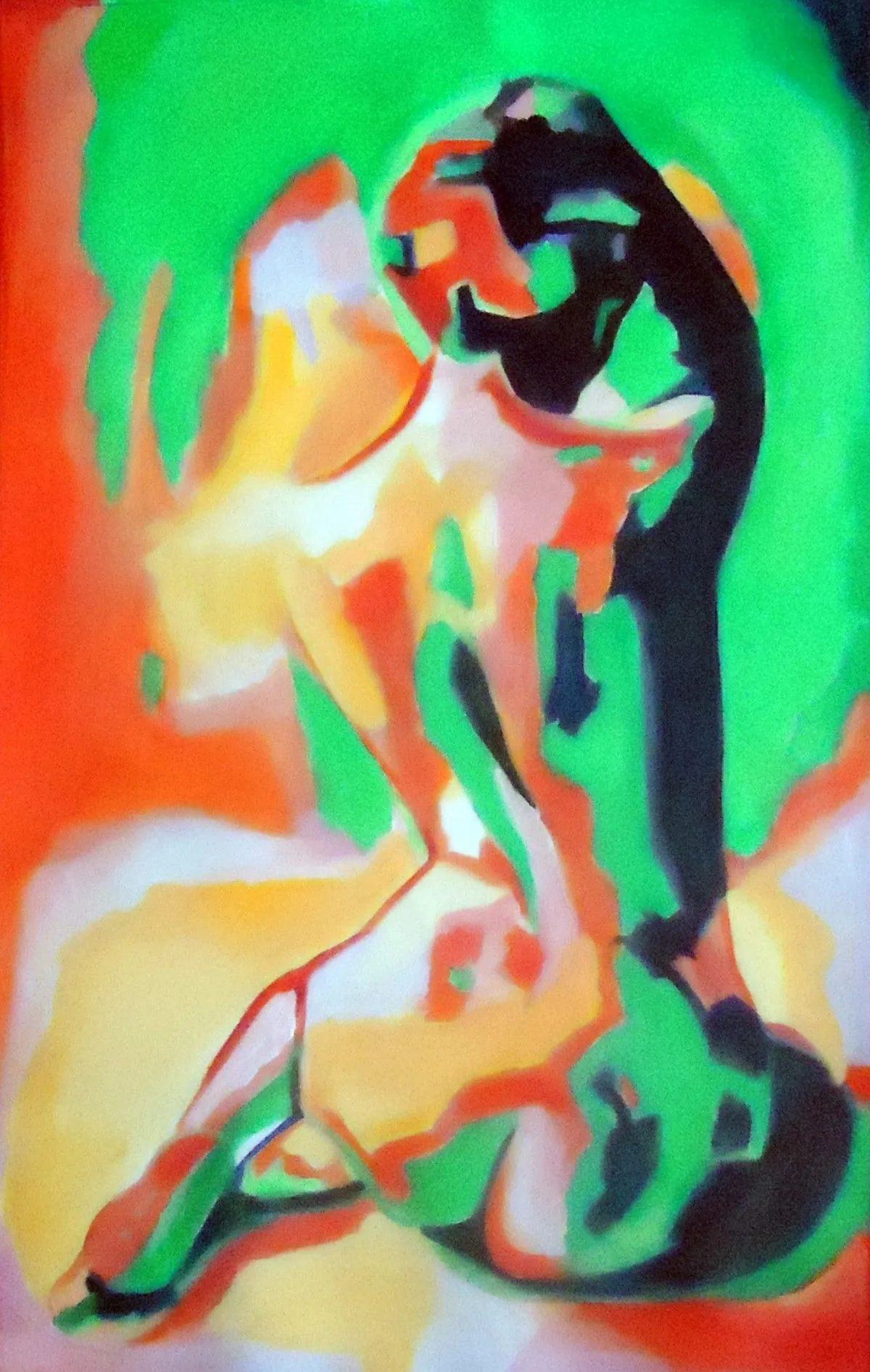 "Alone at night", artwork by Helena Wierzbicki