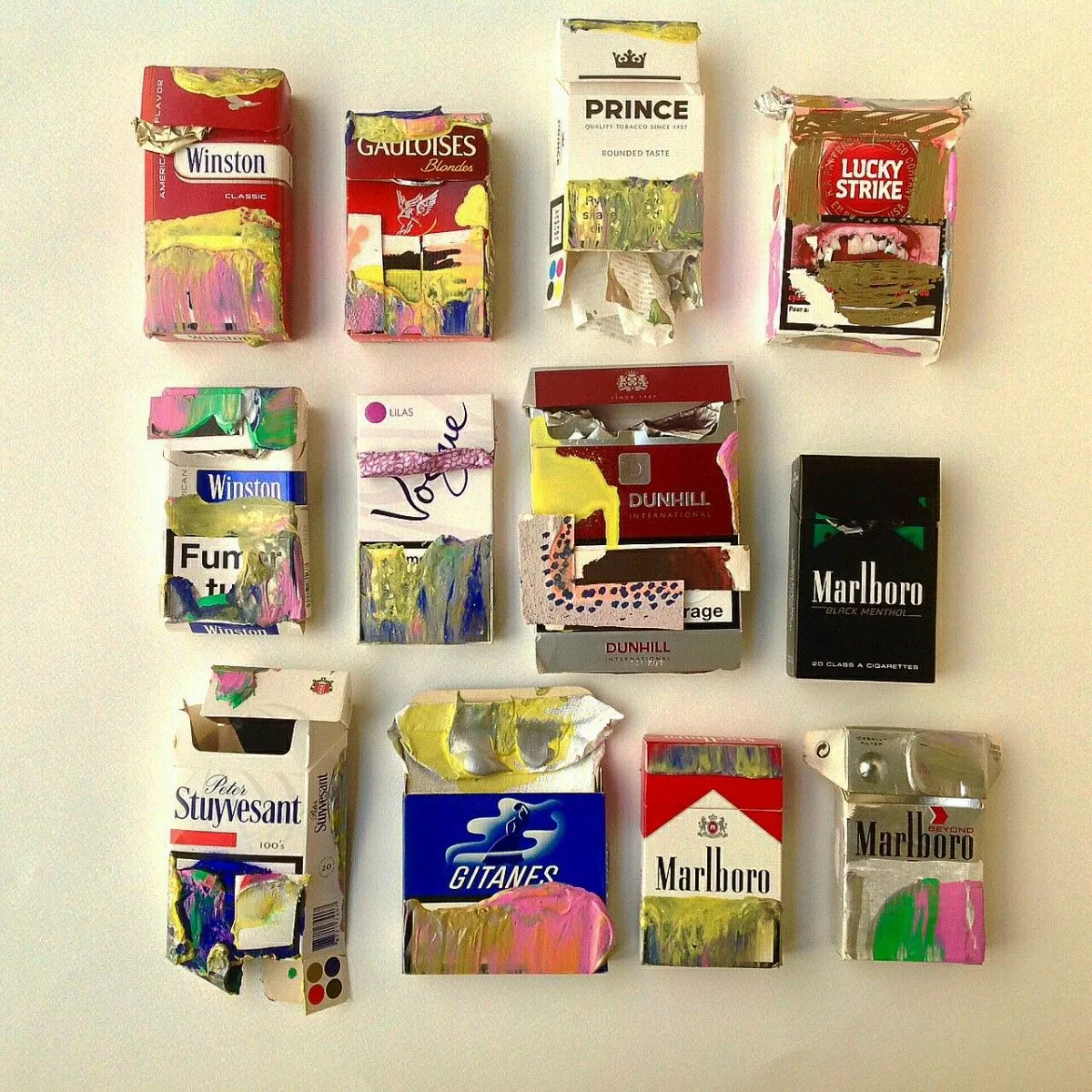 PAQUETS 1, œuvre de MICHEL RABANELLY