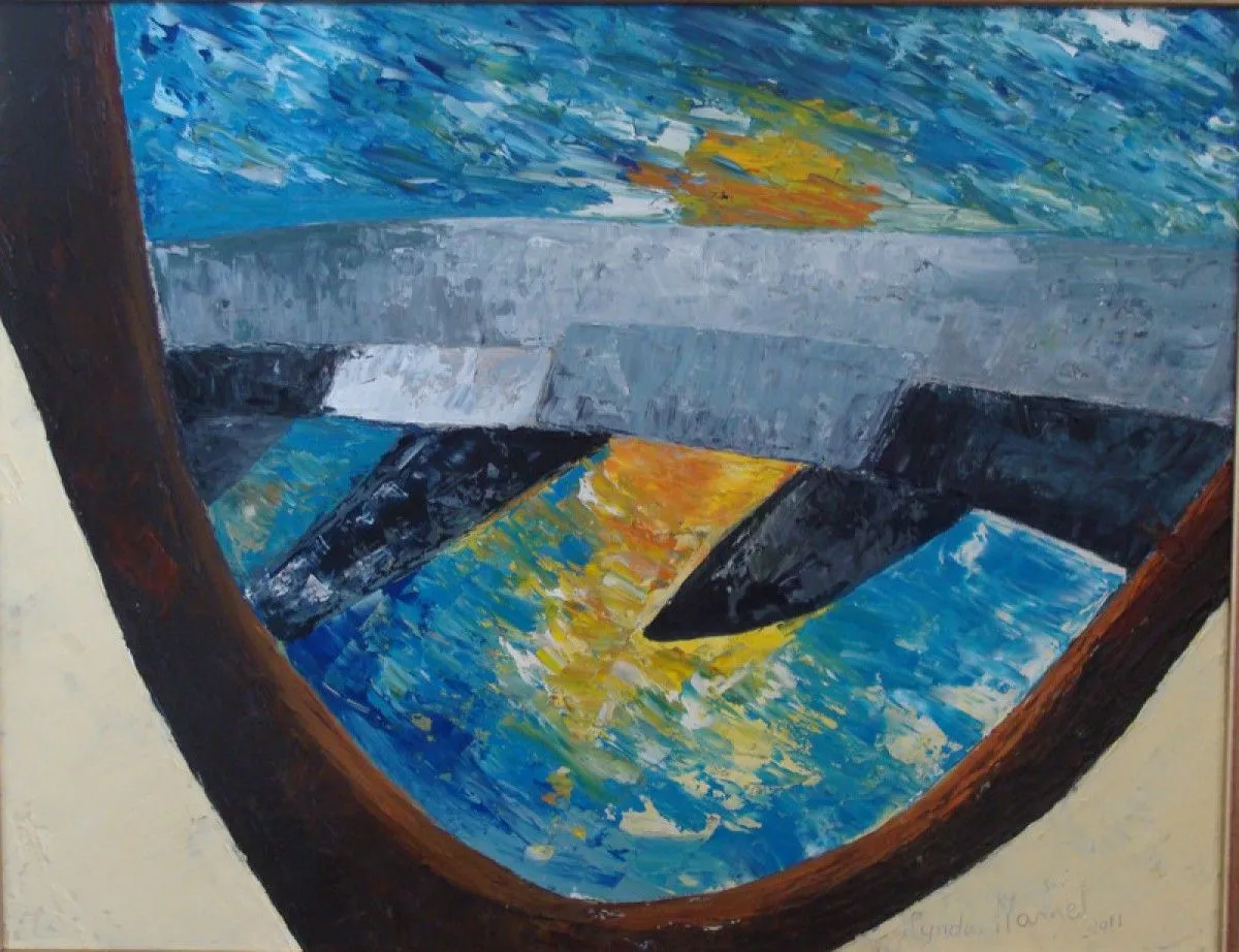 42- Vol à destination de l'Europe, œuvre de Lynda Hamel
