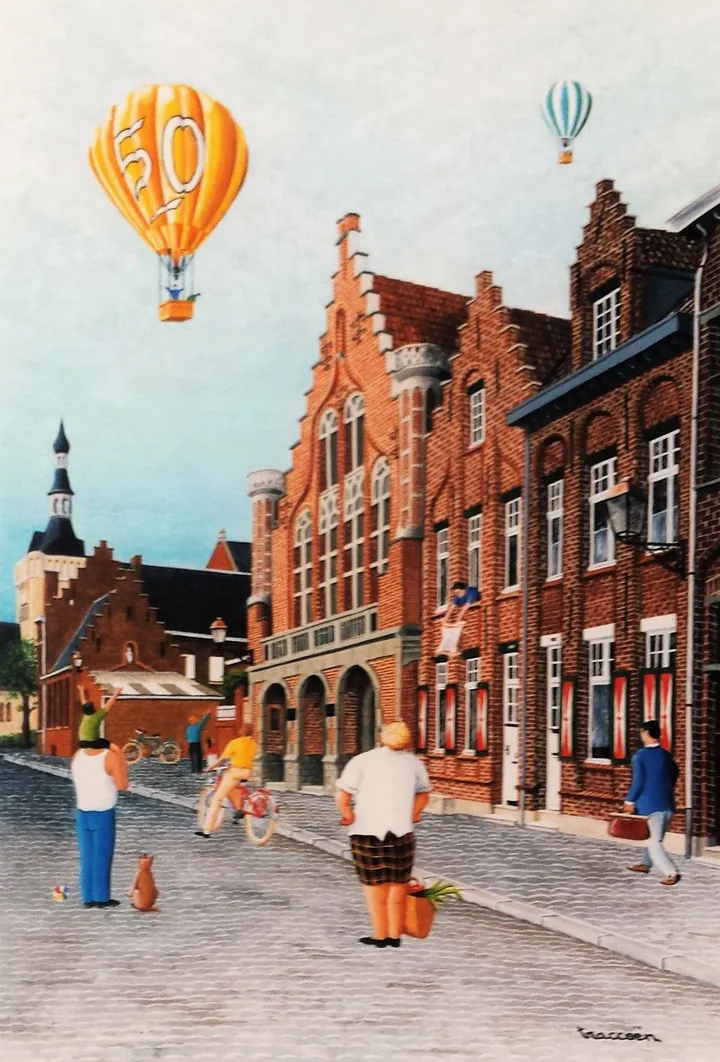 birthday card 2, artwork by Thierry Traccoën
