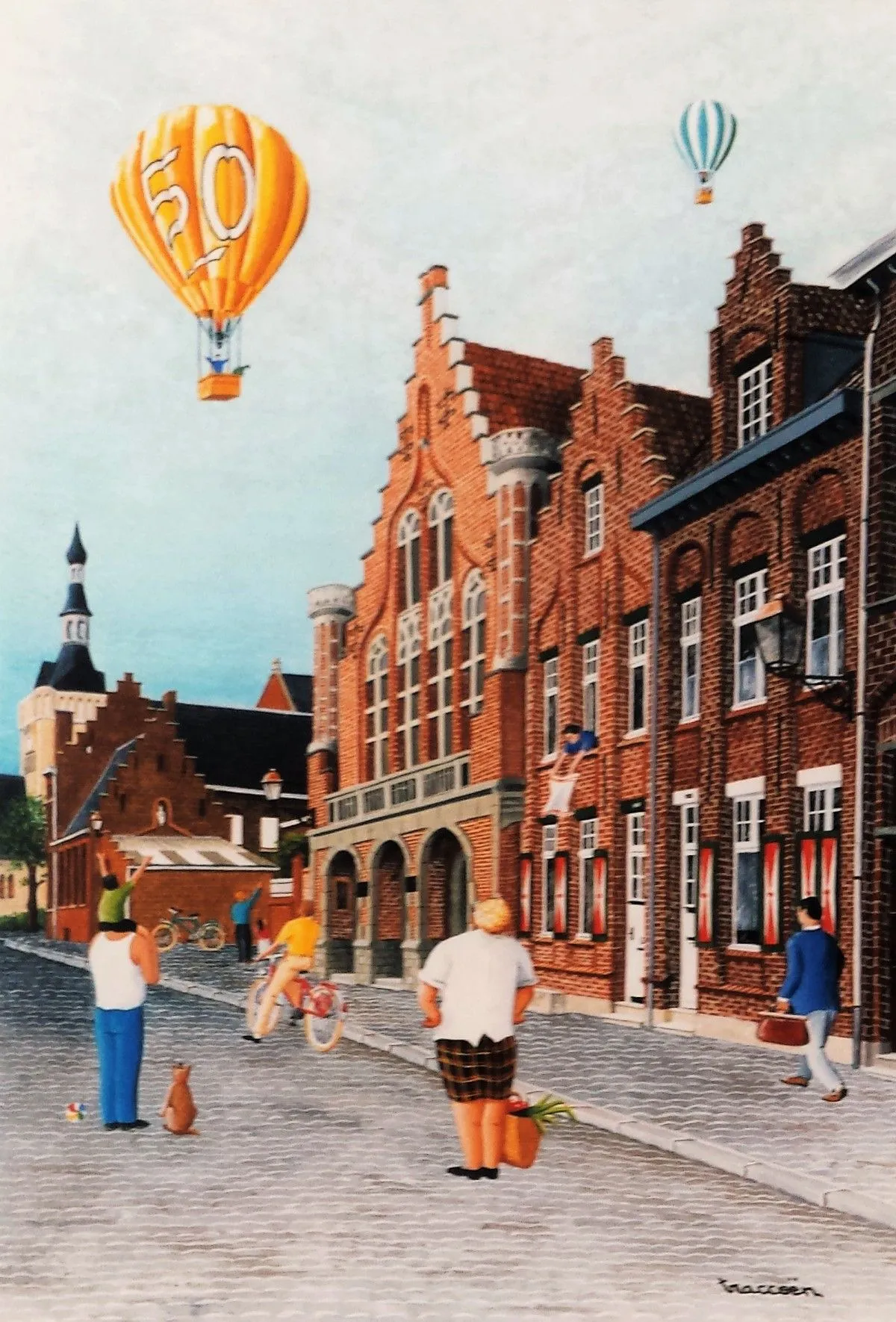 birthday card 2, artwork by Thierry Traccoën