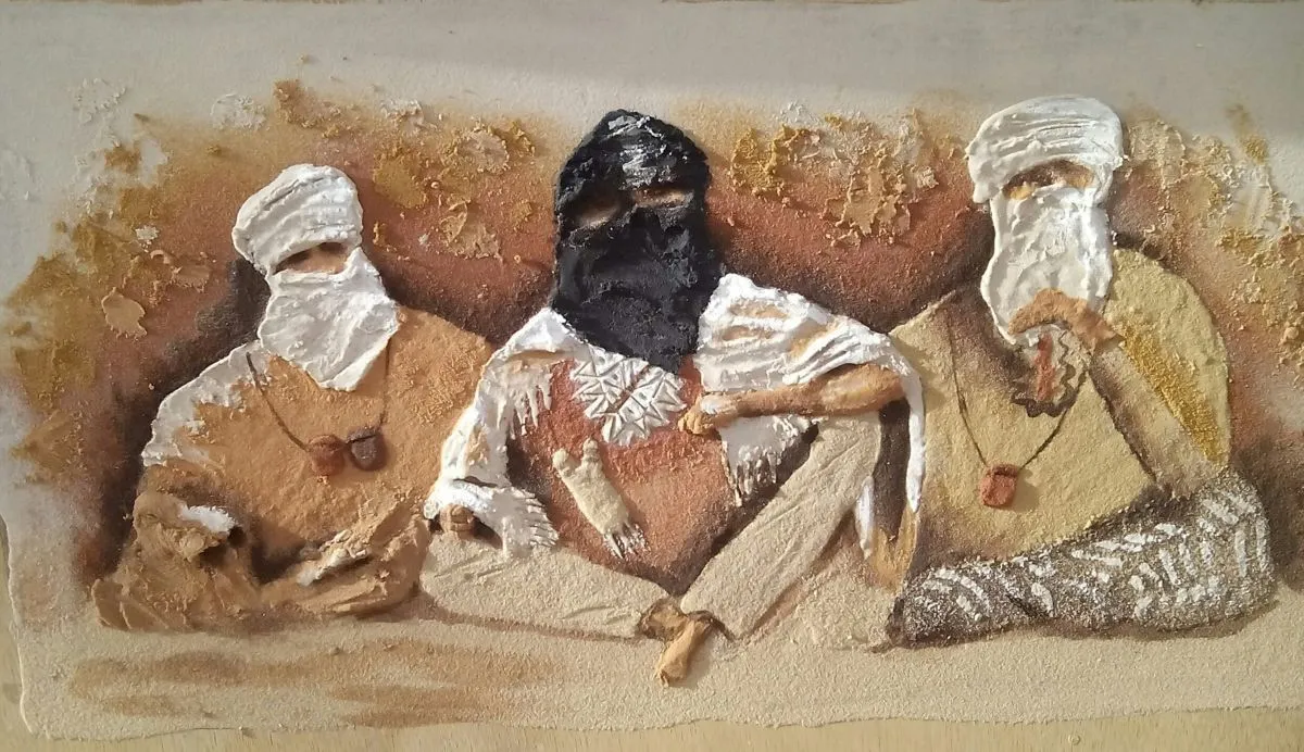 la sagesse targui, artwork by Yacine Rayane