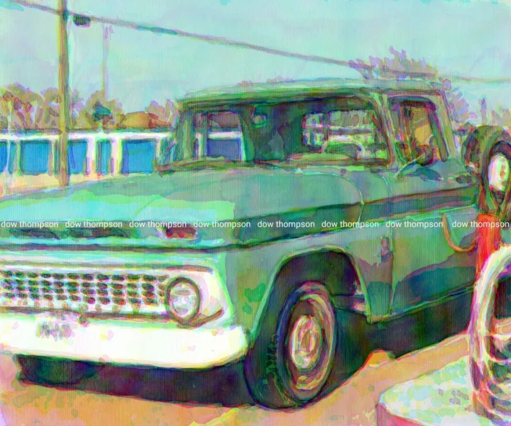 Old truck, œuvre de Dow Thompson