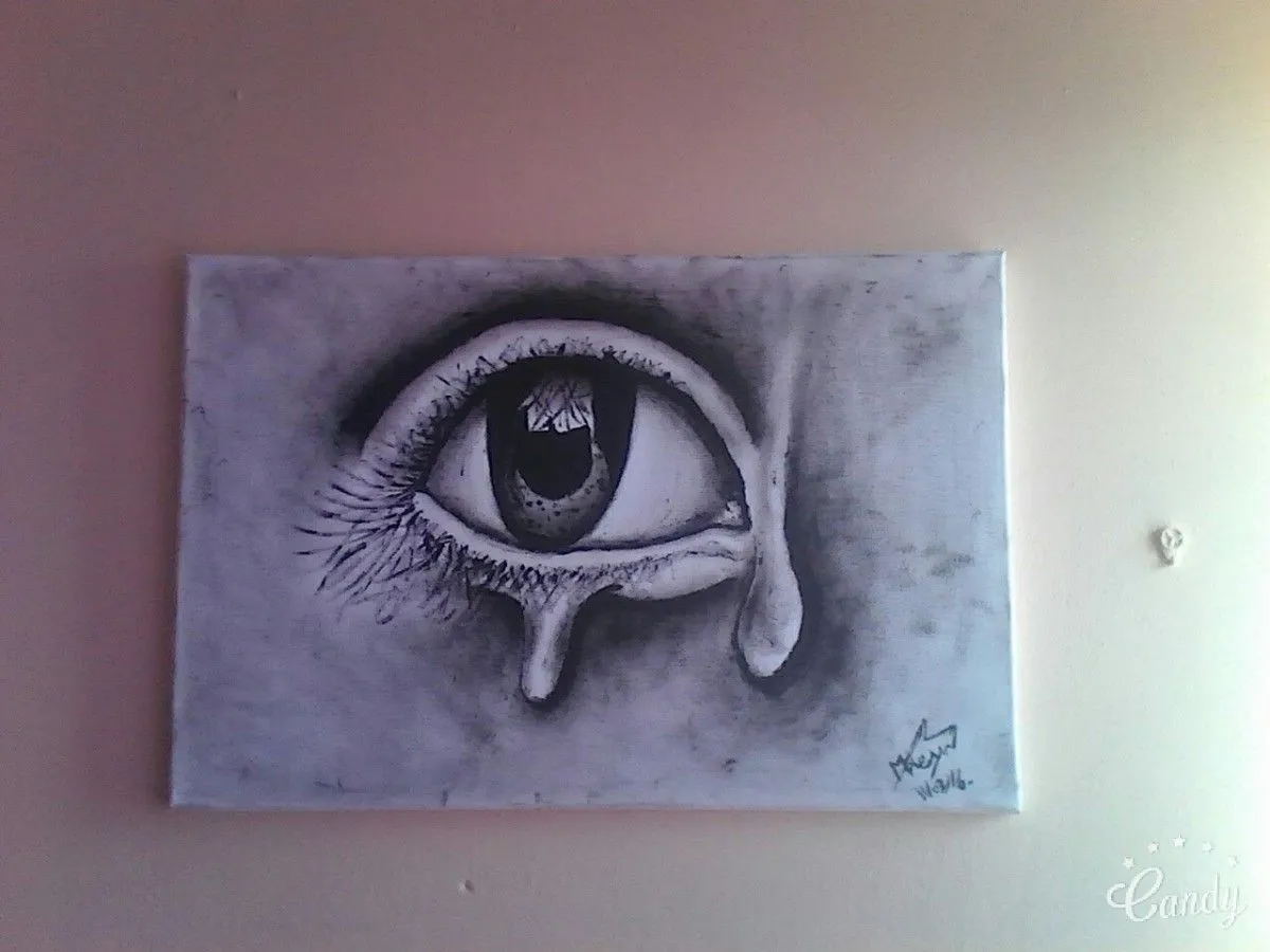 The eye, artwork by Michael Steyn