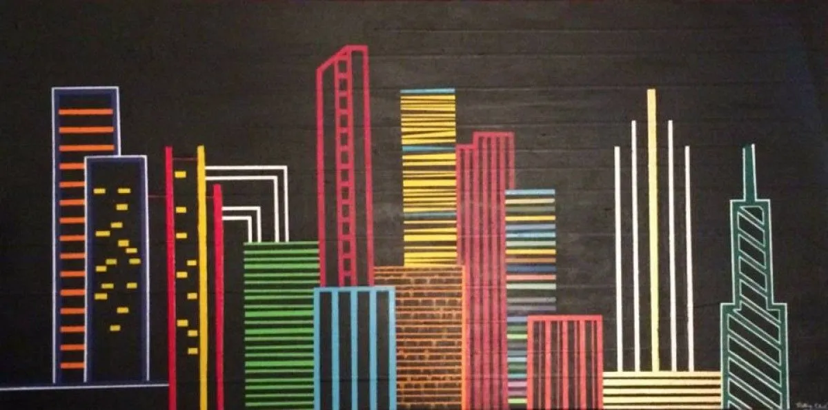 The City, artwork by Brittany Rebel