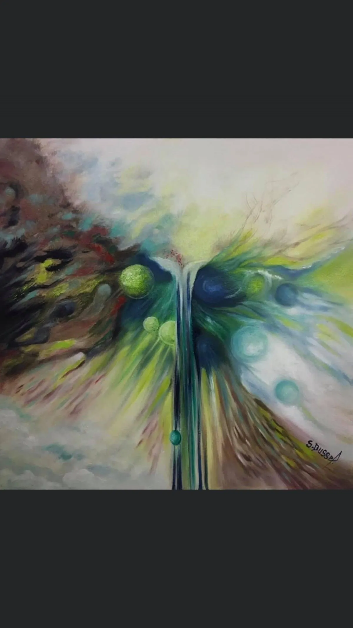 Source de vie, œuvre de Sophie Dussel