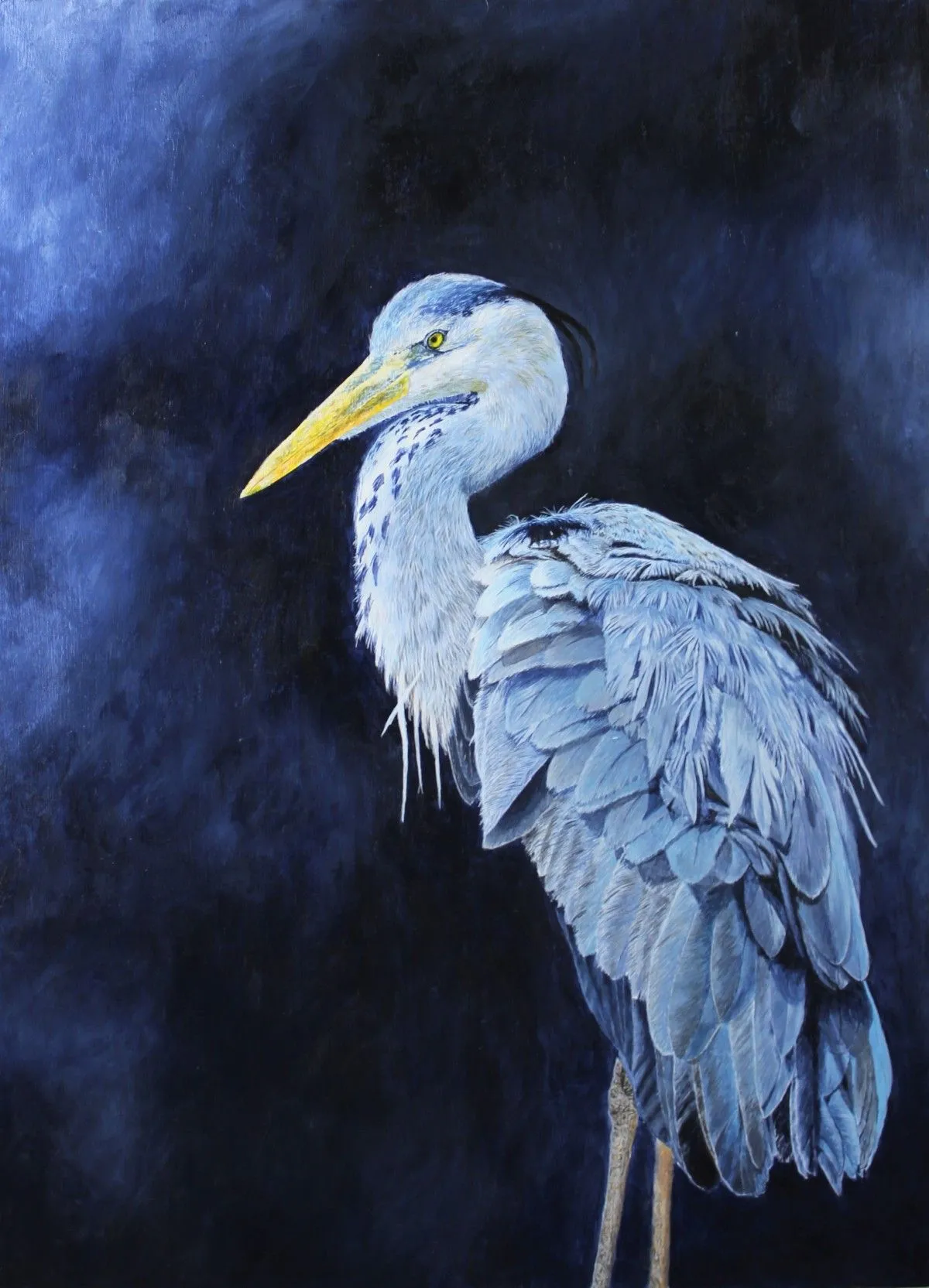 Shades of blue, artwork by Valerie Elishka