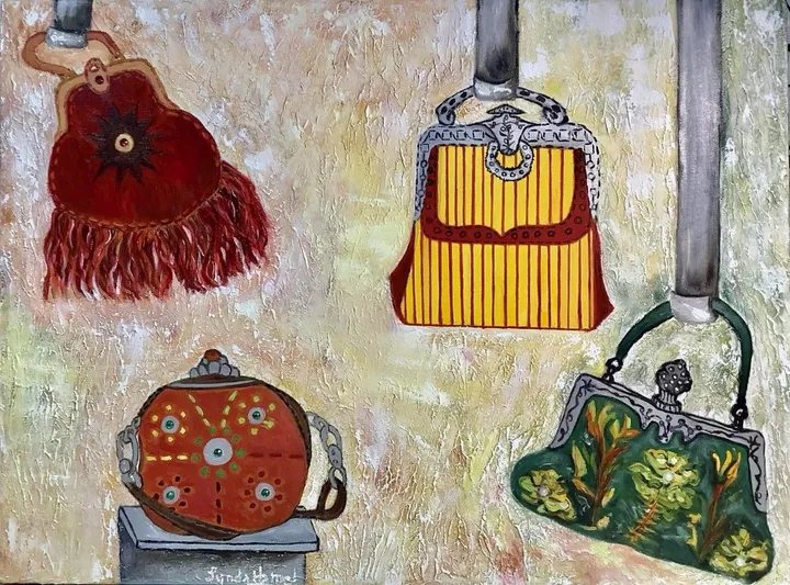 226- Complètement ''sa coche'', artwork by Lynda Hamel