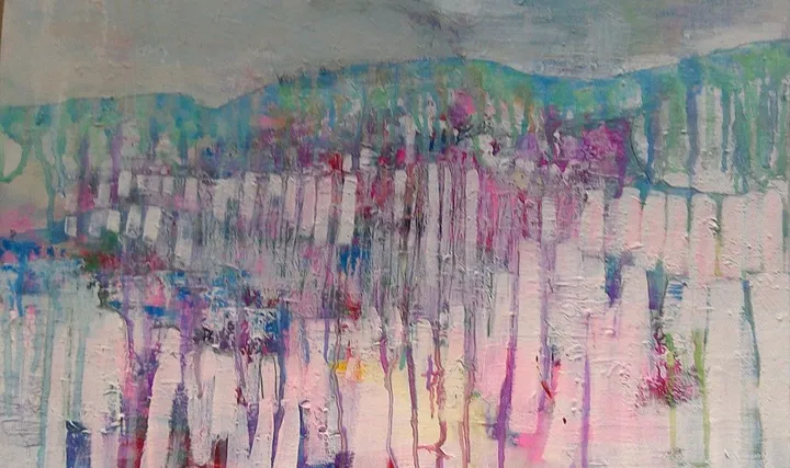 East Lothian landscape, œuvre de Andrew Hutson