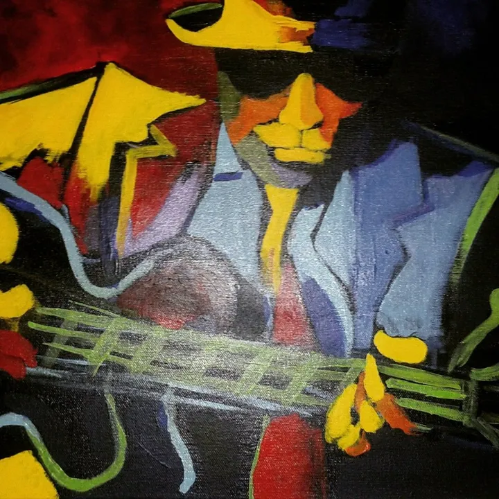 Jazz Man, œuvre de Brittany Rebel