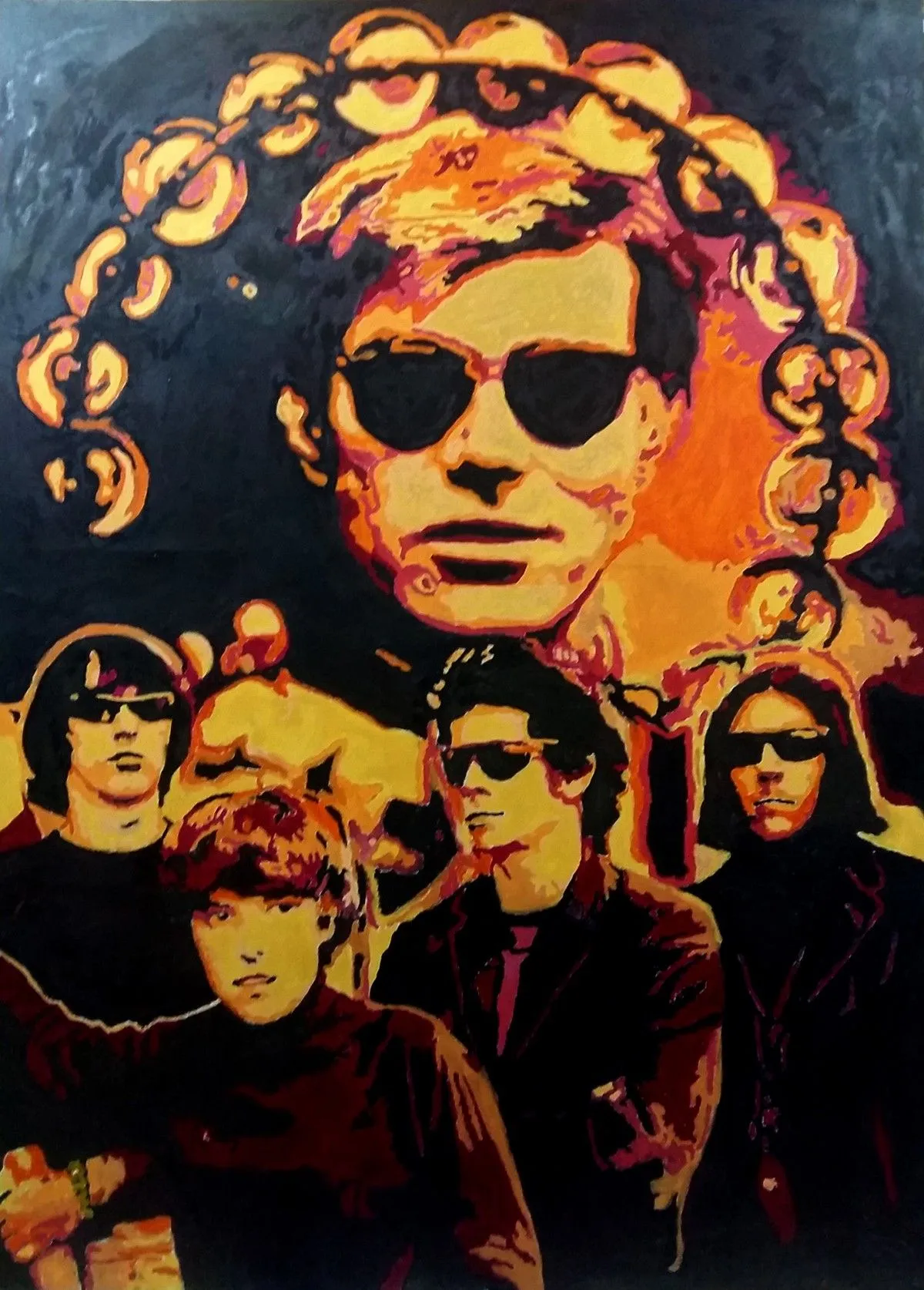 Warhol X the Velvet Underground = Exploding Plastic Inevitable, artwork by Erick Encinares