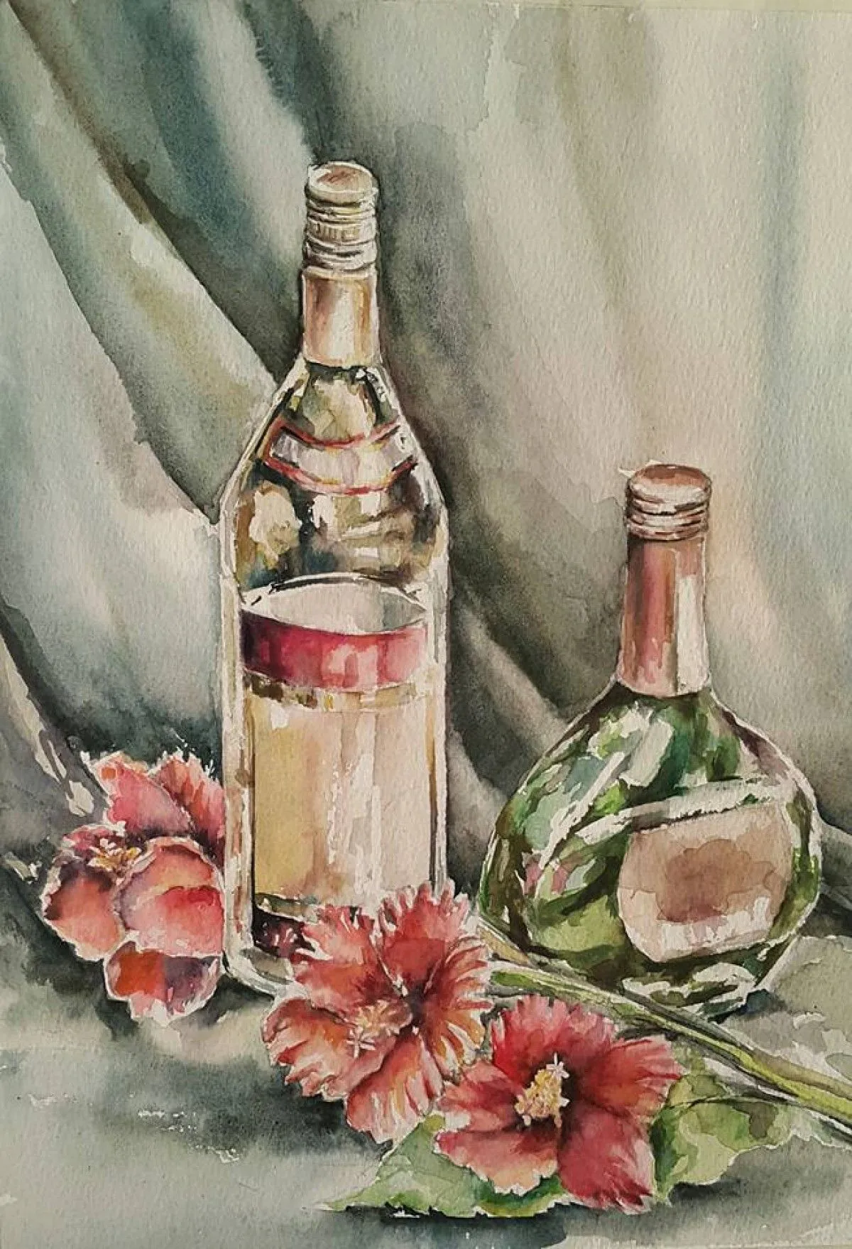 Hibiscus, œuvre de Fareeha Usman