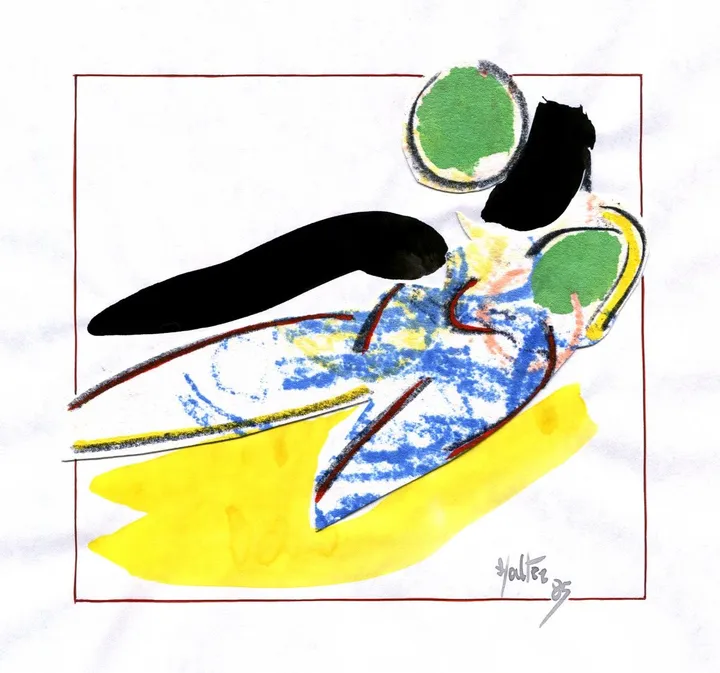 Nu femme 4, artwork by Alain HALTER
