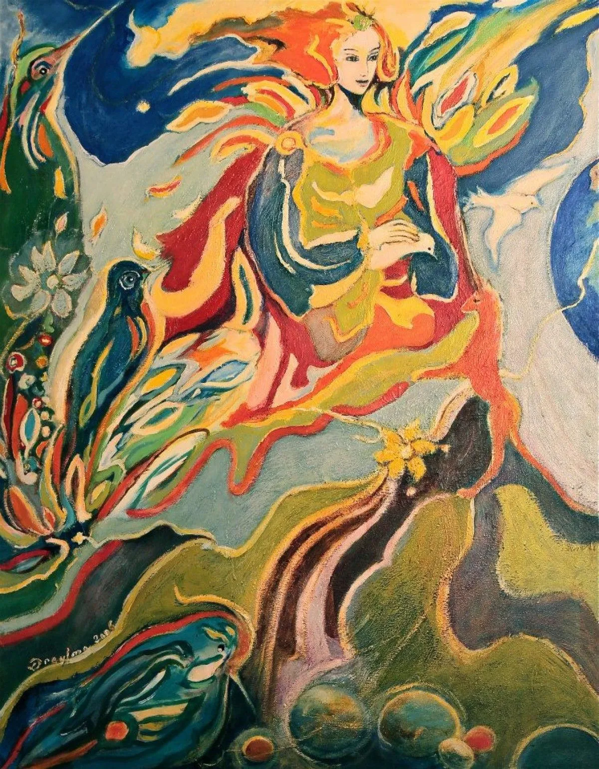 L'Ange du printemps, artwork by Danielle Emblard
