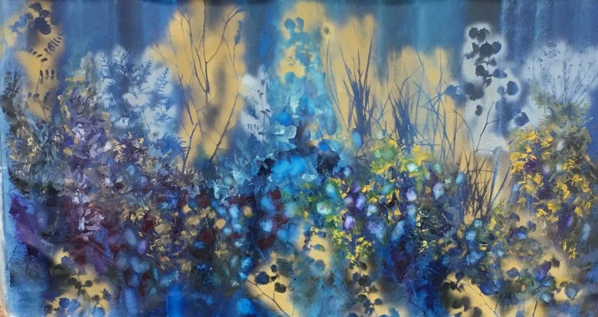 Blue Beladonna, artwork by Khrystyna Kozyuk