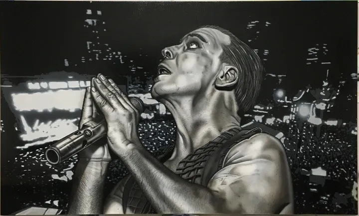Till Lindeman *rammstein *Feq, artwork by fred Trudel