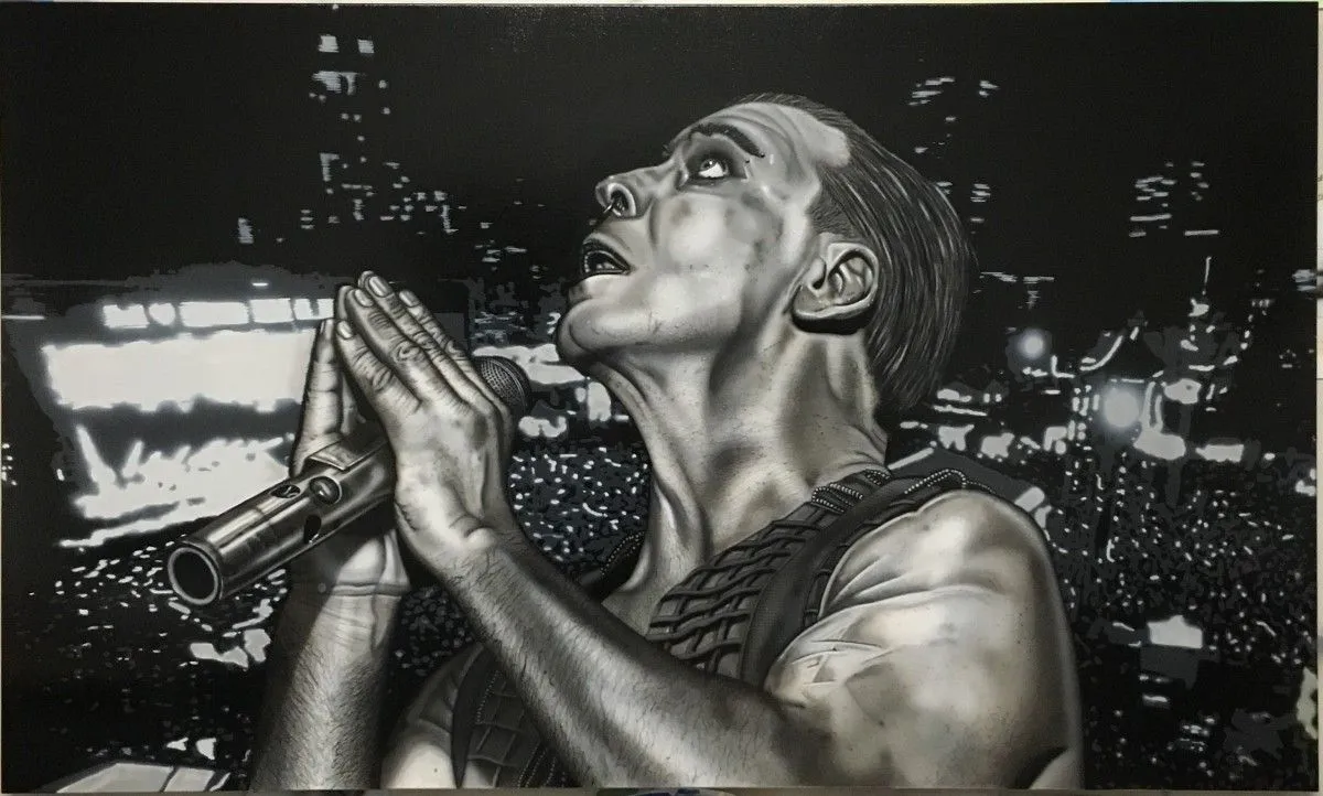 Till Lindeman *rammstein *Feq, artwork by fred Trudel