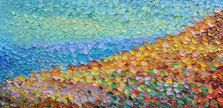 Crimea. The sea and the steppe, œuvre de Olga Bezhina