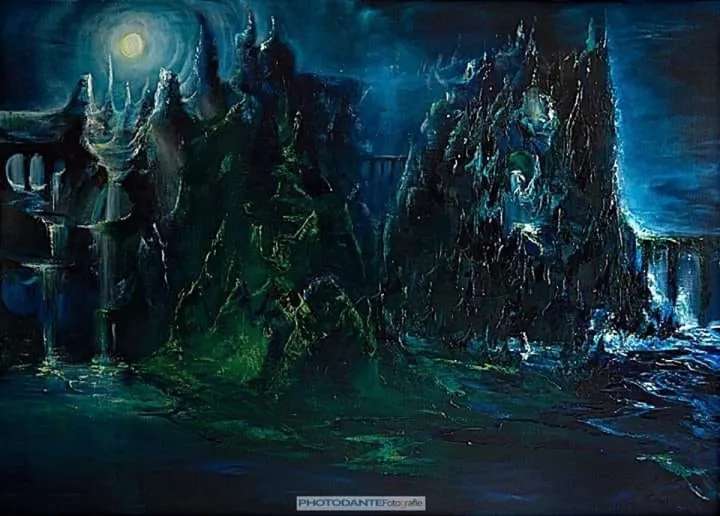 The Hobbit, œuvre de Sylvia Reijbroek www.galeriekunstvolleven.be