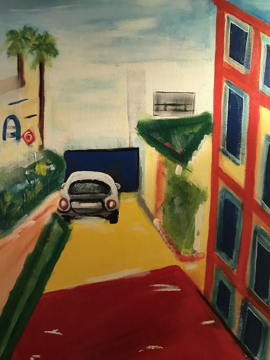 Avenue Des Fleurs, artwork by Jerome Saliou