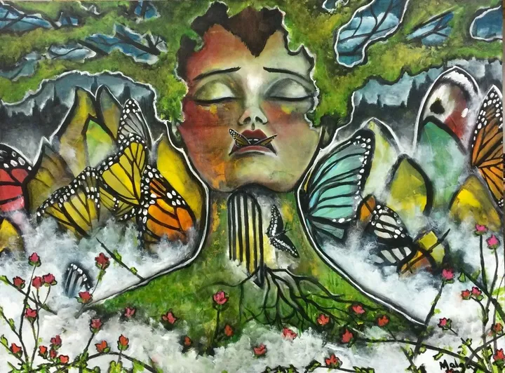 Éveil, artwork by Malga Art