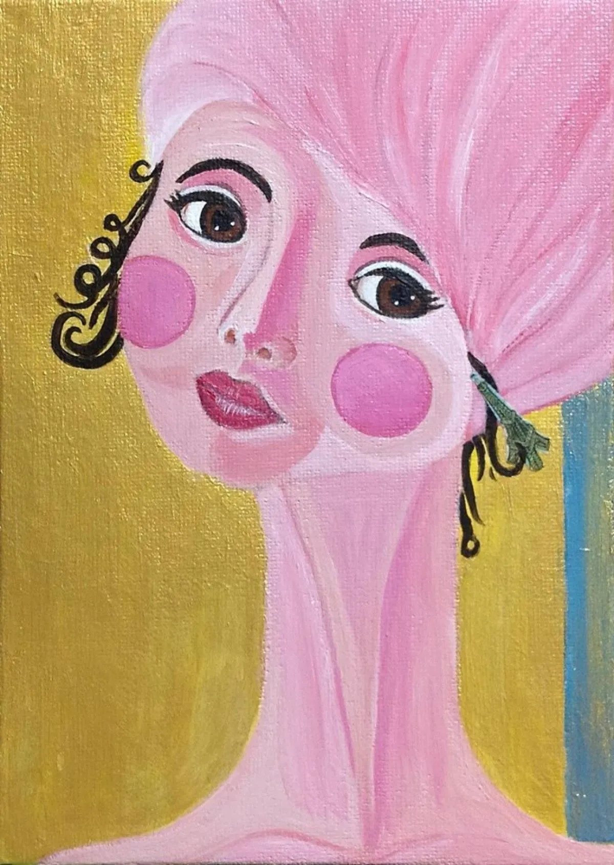 Petite Mademoiselle, artwork by Deb Angel