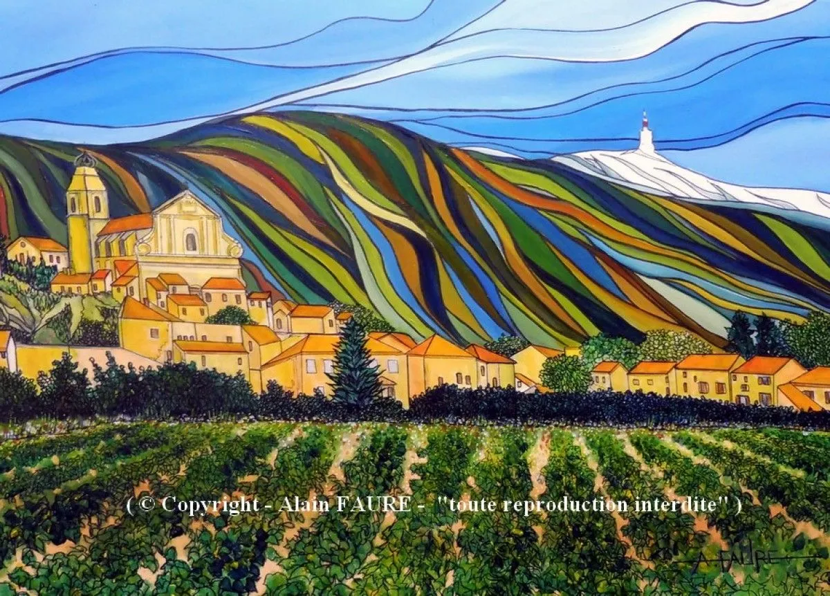 VENTOUX SENTINELLE DE BEDOIN, artwork by Alain FAURE